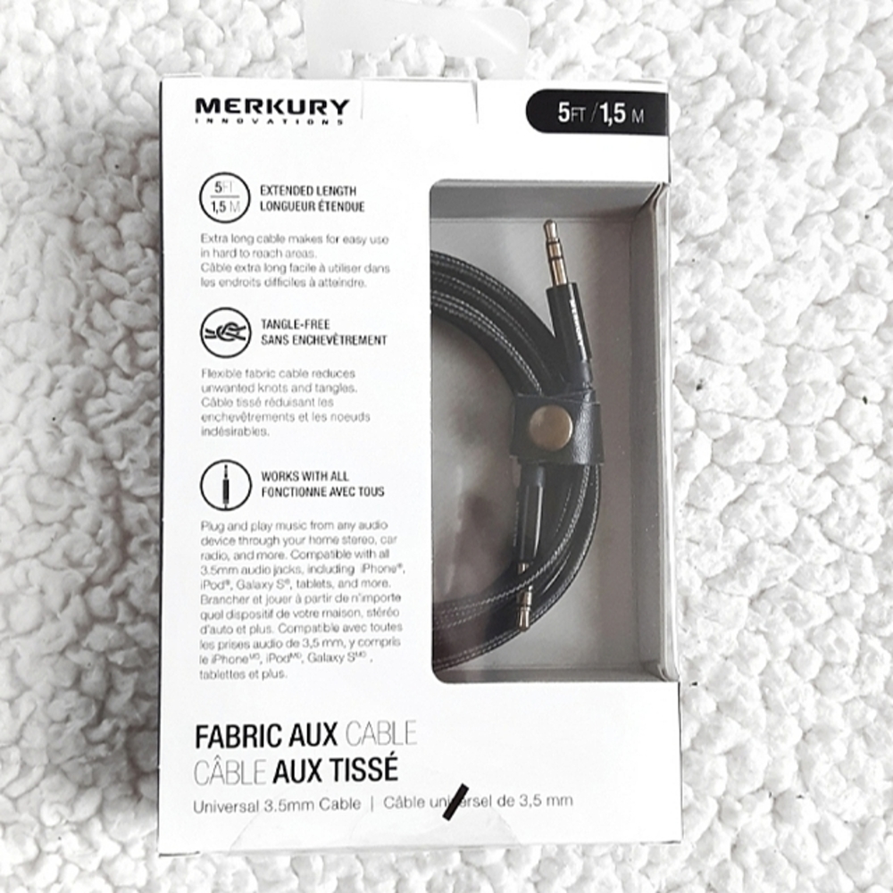 NWT SONY Headphones / CHARGE WORX Phone Mount / MERKURY AUX Cord Cable Bundle - Picture 6 of 9